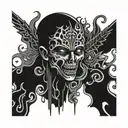 fear no man tattoo design idea