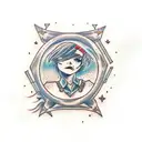 Create a tattoo inspired by the characters and symbols from the 'Life is Strange' video game tattoo design idea