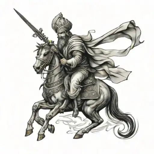 Imam Abbas tattoo design idea