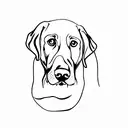 labrador retriever  tattoo design idea