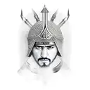 ottoman warrior tattoo design idea