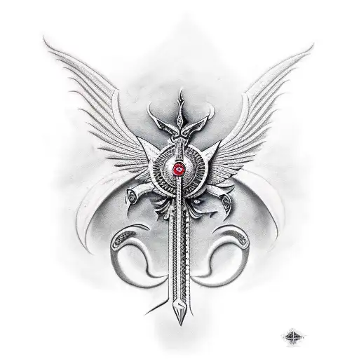 Alluring Lord Shiva Tattoo - Black Poison Tattoos