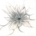 spider lily tattoo design idea