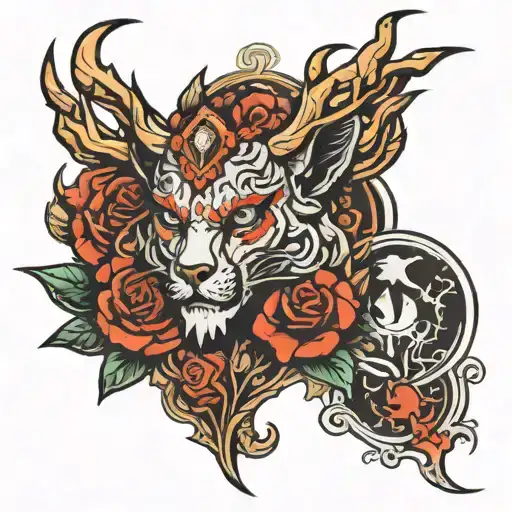 AC tattoo design idea