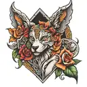 AC tattoo design idea