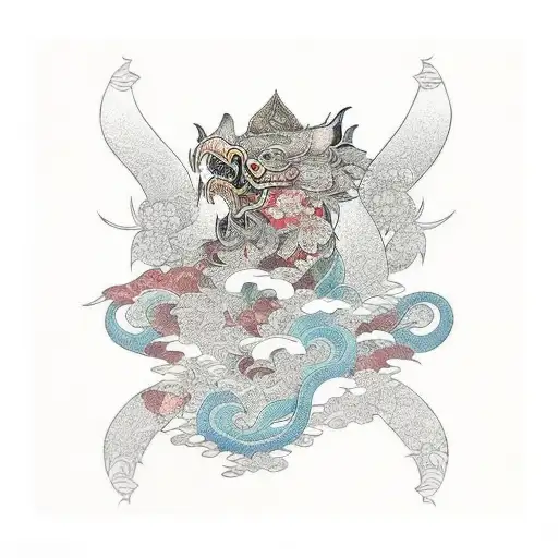 amor tattoo design idea