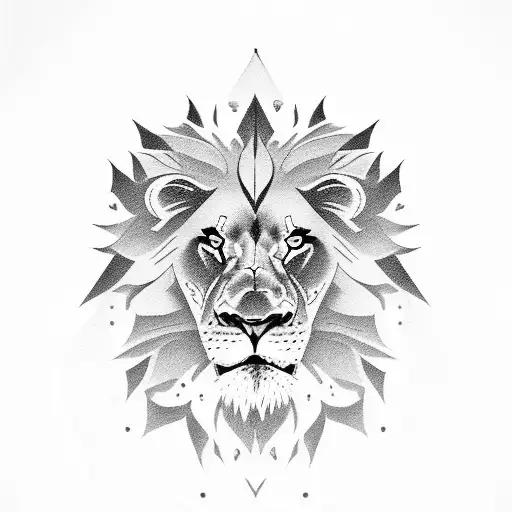 lion 7 deadly sins tattoo design idea