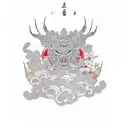 amor tattoo design idea