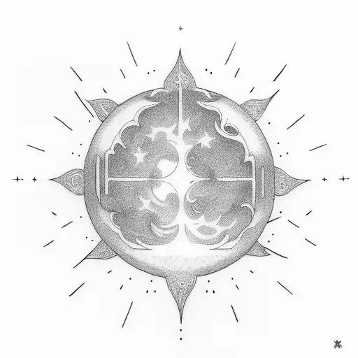 "I envision a tattoo where the word 'Carpe' gracefully transforms into a radiant sun, and 'Diem' into a serene moon. The tattoo design idea