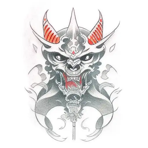 demon slayer mark obanai tattoo design idea