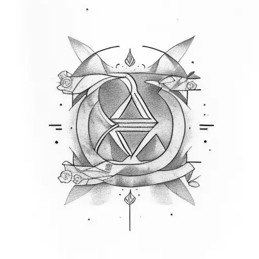 A nature-inspired forearm tattoo featuring the initials J M L tattoo design idea