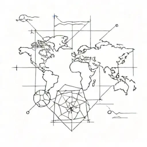 minimalist tattoo, puzzle with planet earth inside and there is a soccer data chart. Rosa dos ventos, aviao, Infinity sy tattoo design idea