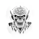 Gorillaz, the clash, red hoy chilli peppers, mano negra, u2, Iron Maiden  tattoo design idea