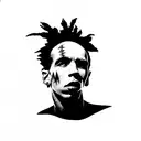 the clash & red hot chilli peppers & u2 & Gorillaz & Iron Maiden & mani Negra & bob marley tattoo design idea