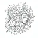 ds tattoo design idea