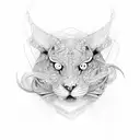 5 interlinked loops tattoo design idea