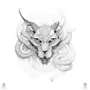 5 interlinked loops tattoo design idea