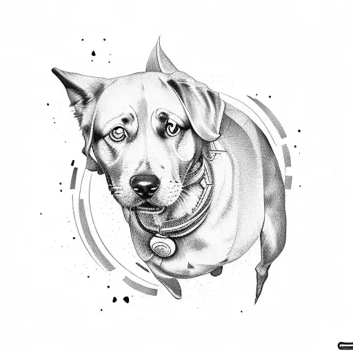 India, california, texas, dogs, birds, love, luck tattoo design idea