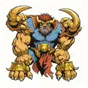 Streetfighter bison  tattoo design idea