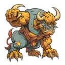 Streetfighter bison  tattoo design idea