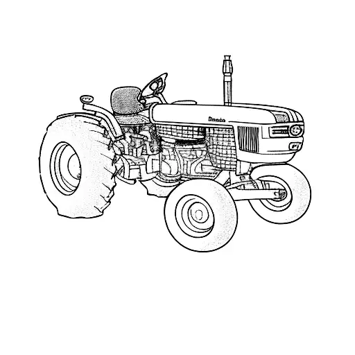 john deere tractor tattoo design idea