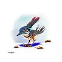 roadrunner tattoo design idea