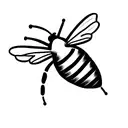 Honey Bee tattoo design idea