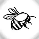 Honey Bee tattoo design idea