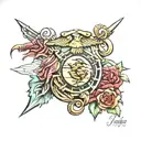 marine corps , semper fi tattoo design idea