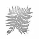 Fern Tree tattoo design idea