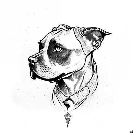 Joker playing with Pitbulls tattoo design idea