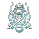 april o'neil tmnt 1990 cartoon tattoo design idea