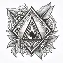 arrowhead tattoo design idea