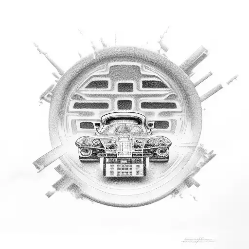 drive ore die 2 fast 2 furious tattoo design idea