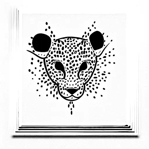 Leopard gecko tattoo design idea