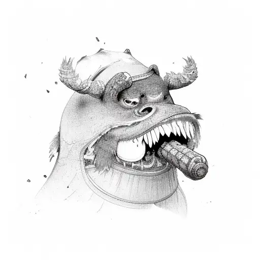 BAR BAO tattoo design idea