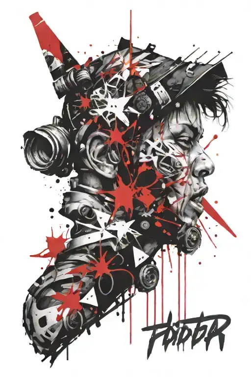 Hood tattoo design idea