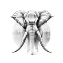 five blind men and the elephant tattoo design idea