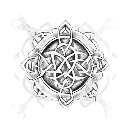 celtic amy randy tattoo design idea