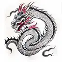 dragon slayer  tattoo design idea