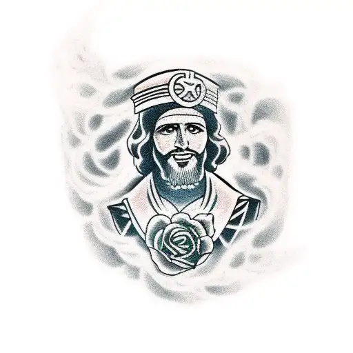 jesus tattoo design idea