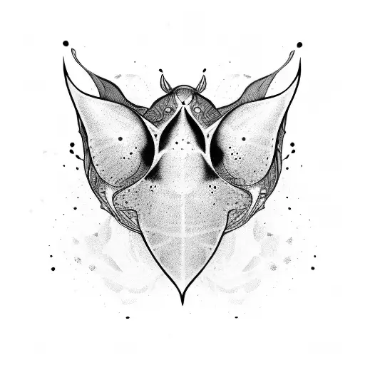 manta ray tattoo design idea