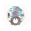 numeric tattoo on black girl arm of numbers: 2004,2005,2011,2016,2021 tattoo design idea