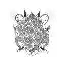 tattoo on black girl arm of numbers: 2004,2005,2011,2016,2021 tattoo design idea