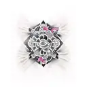 numeric tattoo of numbers: 2004,2005,2011,2016,2021, vertical  tattoo design idea