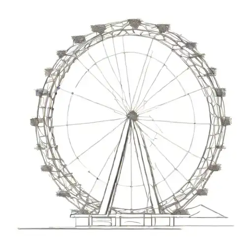 London eye tattoo design idea