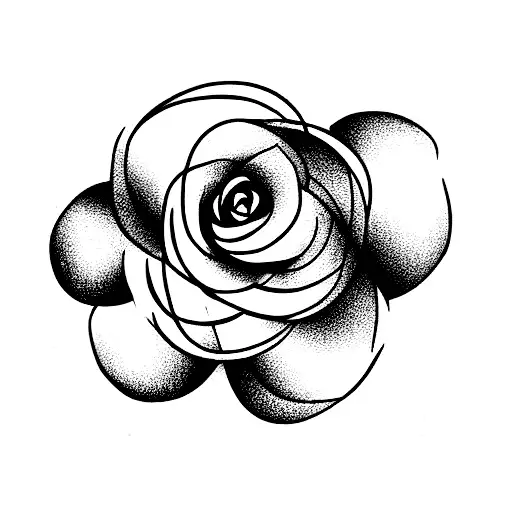 camellia flower for men  tattoo design idea