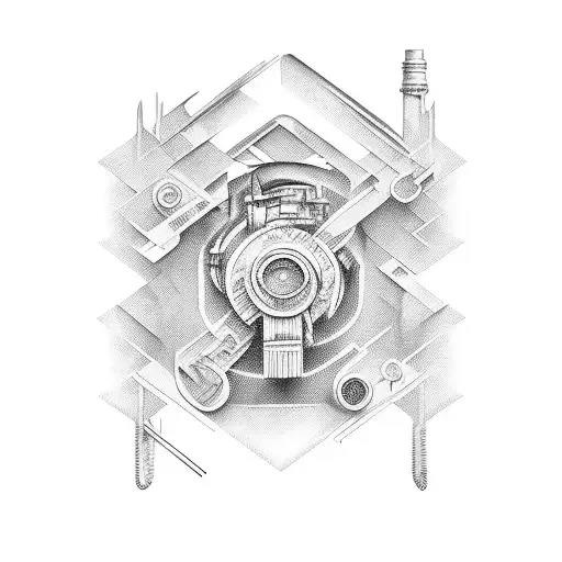 stick welder tattoo design idea