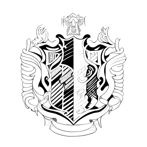 harry potter symbols tattoo design idea