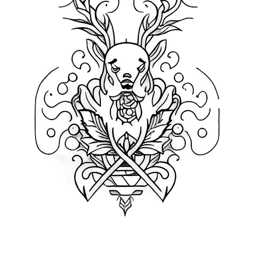 Create a tattoo design that represents the concept of 'Shoganai' tattoo design idea